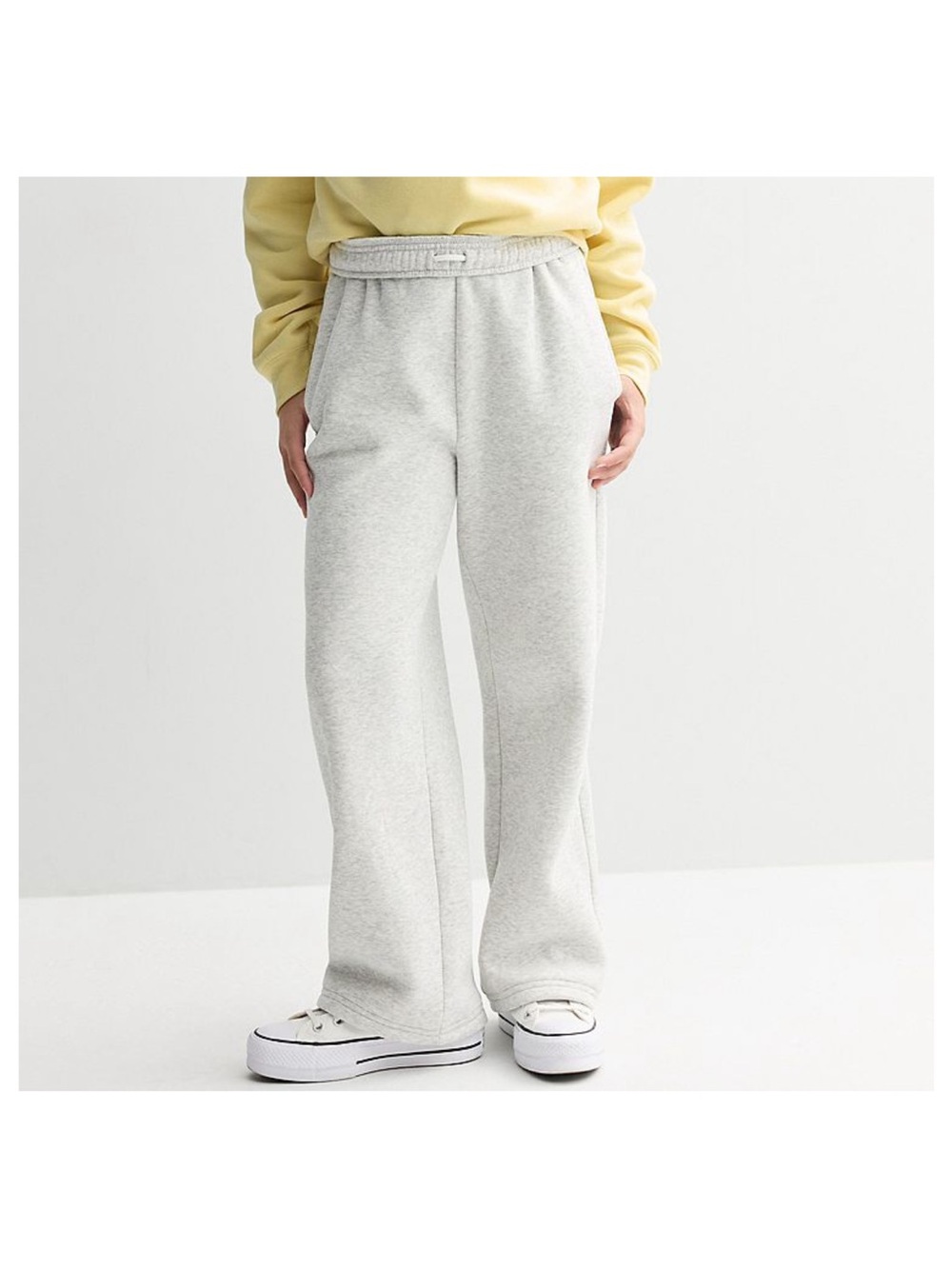 SO Kids Light Gray Wide-Leg Sweatpants